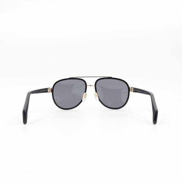 Gucci GG0447 Pilot Sunglasses Black Gray OS - Picture 4 of 15